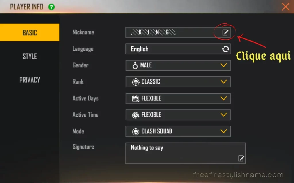 Letras Pequenas para Nicks de Free Fire ¹⁵⁷